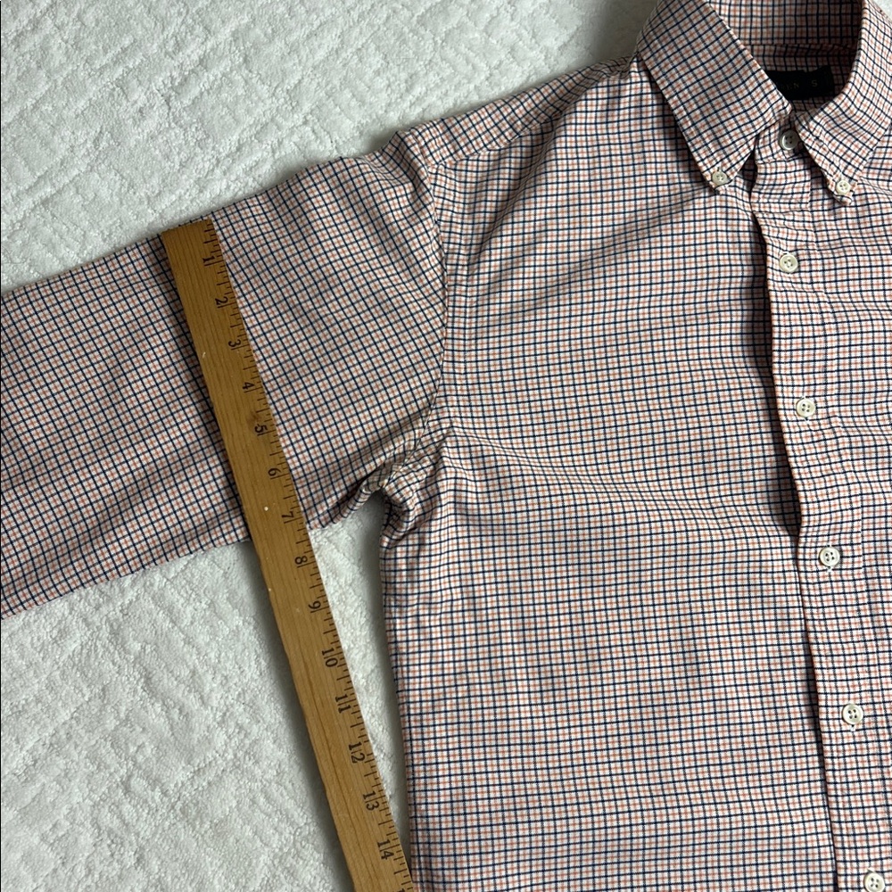 Ralph Lauren custom fit blue orange and white plaid button down shirt S - Picture 12 of 13